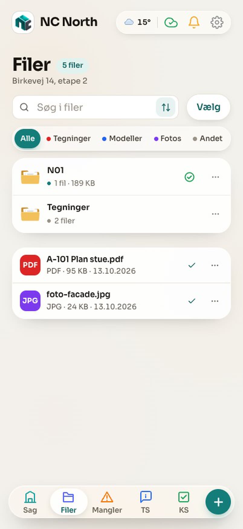 NC North i appen
